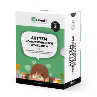 mTalent Autyzm.  Rozumienie i naśladowanie mowy (Mowa bierna)  + mTalent Autyzm.  Mowa w kontekście społecznym cz.1