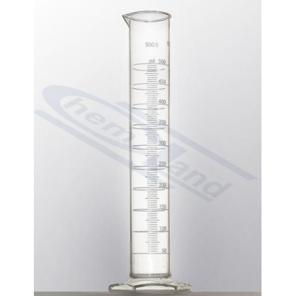 Cylinder PP z wylewem - skala tłoczona