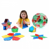 Klocki 100 trójkątów równobocznych