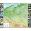 Mapa ścienna polski ? fizyczna 1:500 000.