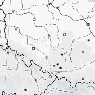 Mapa ścienna Europy  fizyczna / konturowa 1:3,3 mln / 1:3,3 mln
