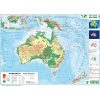 Dwustronna mapa ścienna Australii ? fizyczna / polityczna 1:6 200 000