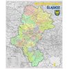 Mapa ścienna województwa śląskiego