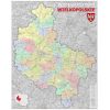 Mapa ścienna województwa wielkopolskiego ? administracyjno-drogowa