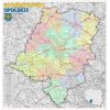 Mapa ścienna województwa opolskiego ? administracyjno-drogowa