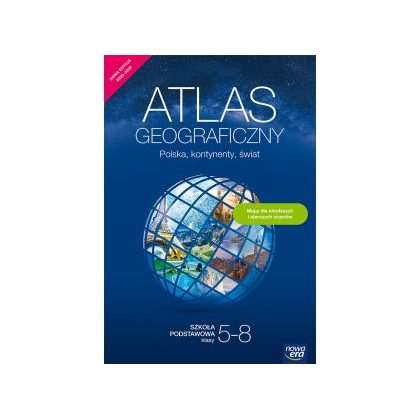 Atlas geograficzny Polska, kontynenty, świat