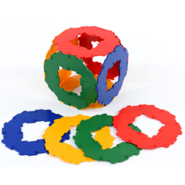 Polydron 10 ośmioboków z wycięciem