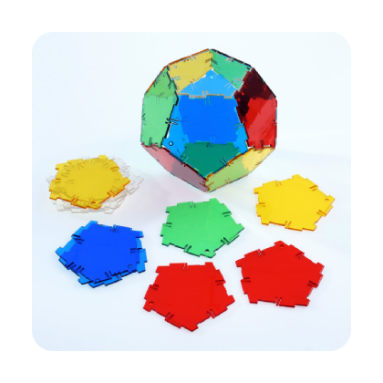 Polydron zestaw klocków krystalicznych