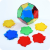 Polydron zestaw klocków krystalicznych