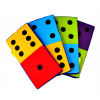 Poduszki zestaw Mega Domino 21 szt